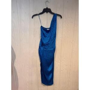 Heartloom Blue One Shoulder Long Dress XS